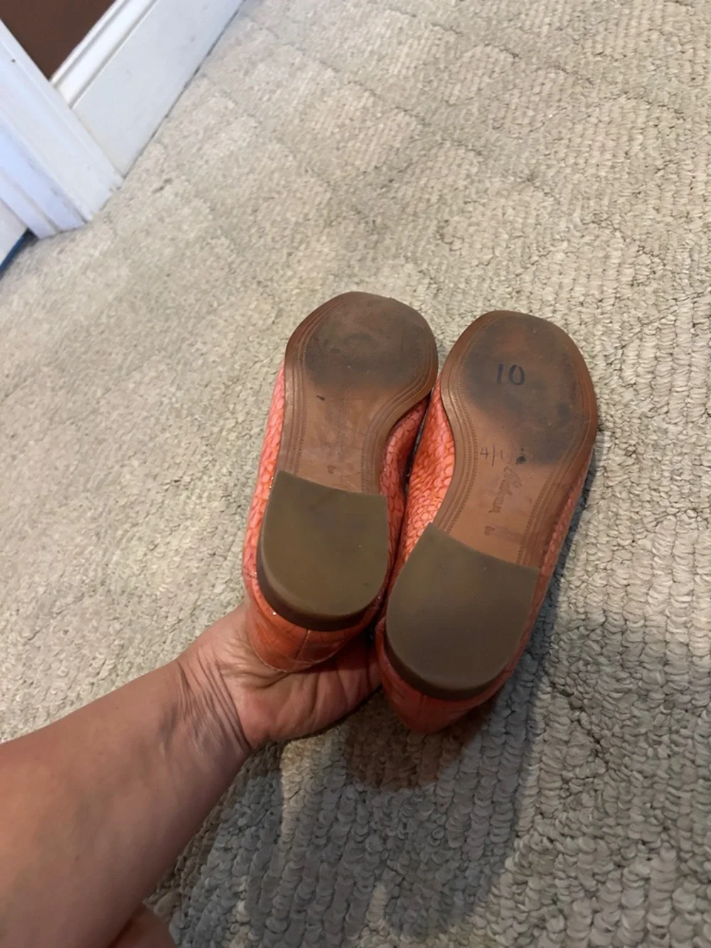 Sam Edelman Pink Croc-Embossed Leather Bit Loafer - Picture 12 of 12